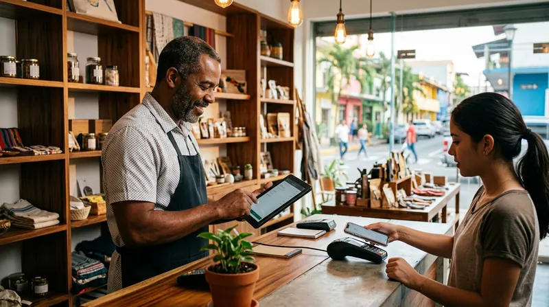 Líder empresarial revisando una hoja de ruta de transformación digital en una pizarra